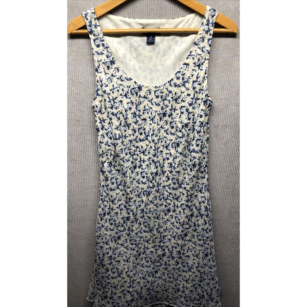Ann Taylor Factory Store Dress Size 10 Floral Sleeveless Layered V Neck